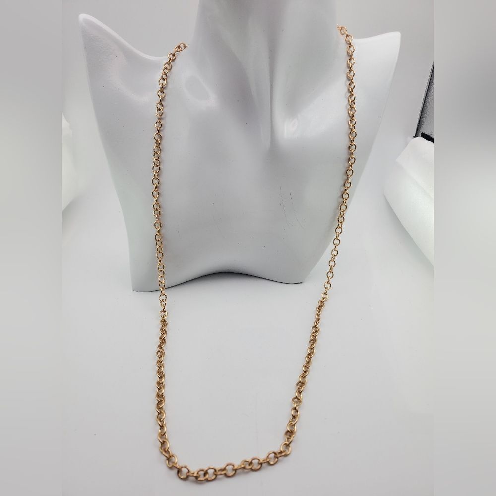 Midas lace gold tone chain‎ meditate necklace N0825
